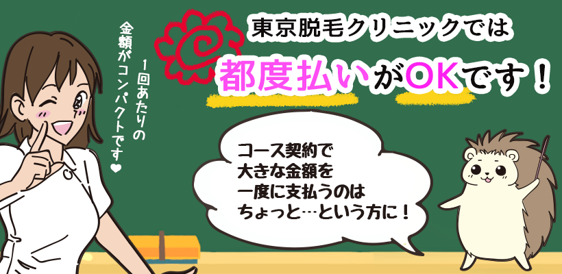 都度払いが可能です!